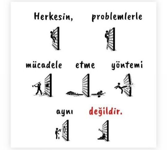 Senin problemlerle baş etme yöntemin bunlardan hangisi?