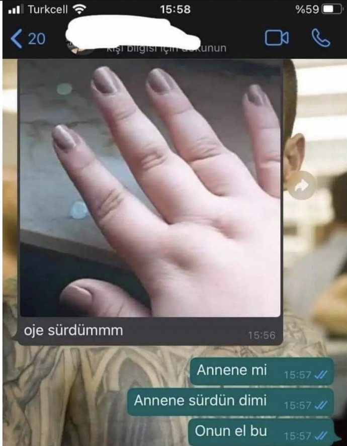 Rengi de olmamış bence