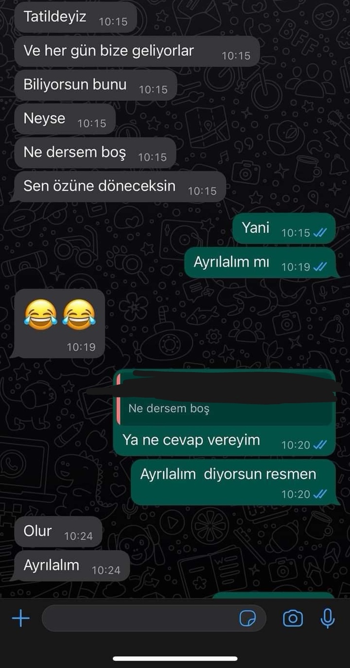 Sizce artık yazmayayım mı?