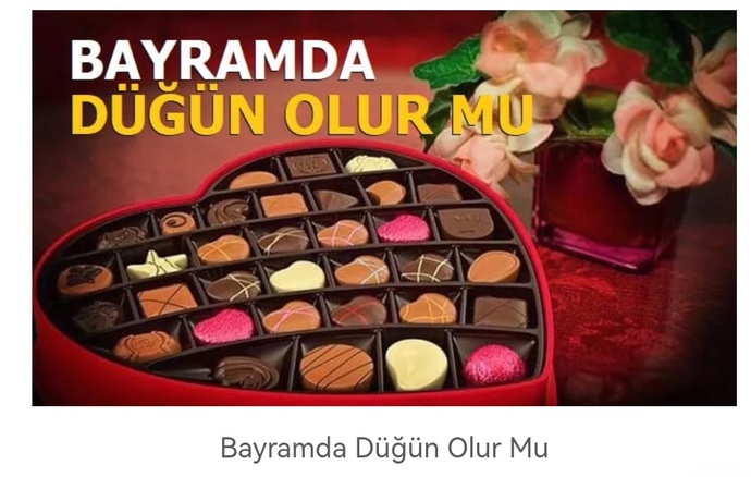 Bayramda düğün olur mu?