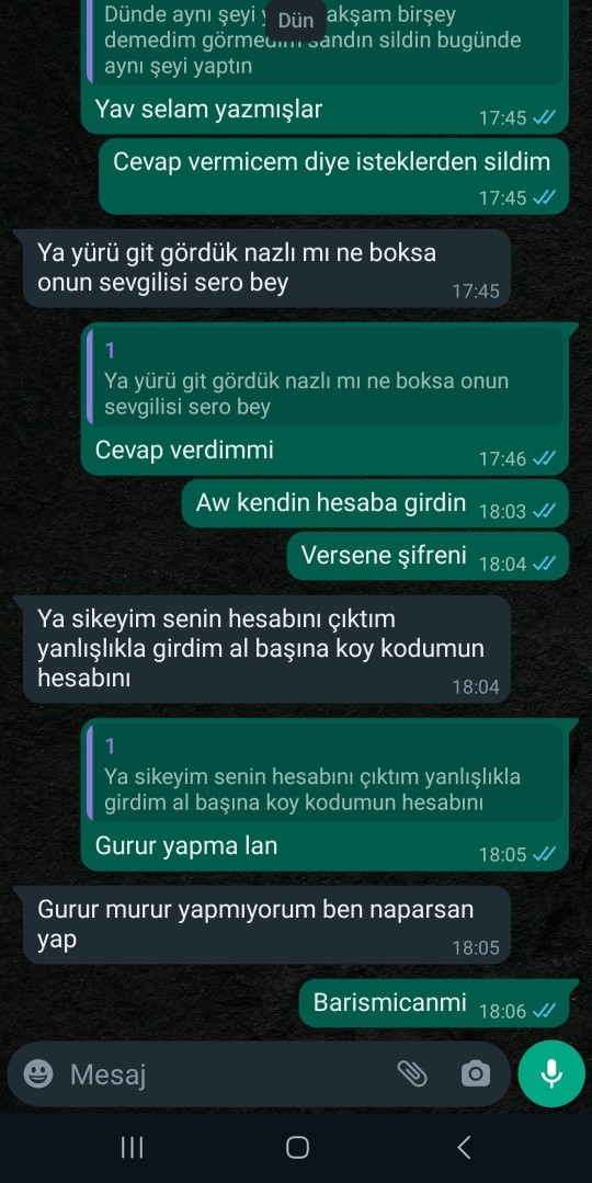Bu konuşmaya karşı ne yapmam gerek 🥲?