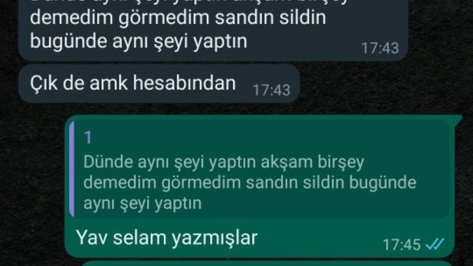 Bu konuşmaya karşı ne yapmam gerek 🥲?