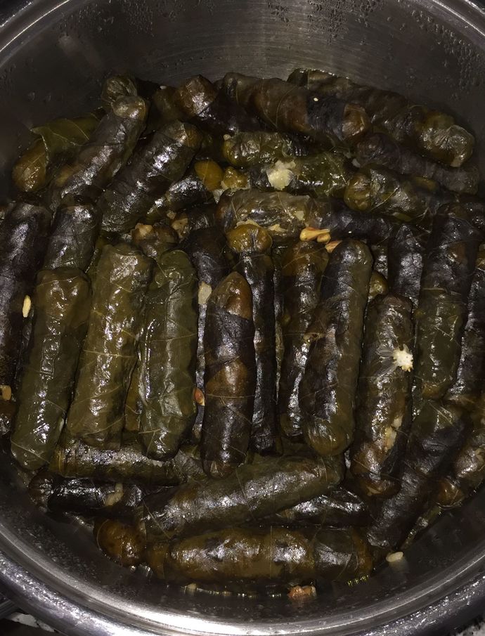 Üşenmedim misafirlere sarma sardım nasıl görünüyor?