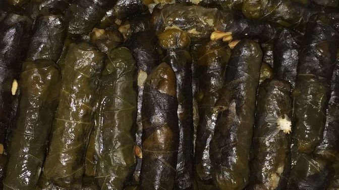 Üşenmedim misafirlere sarma sardım nasıl görünüyor?