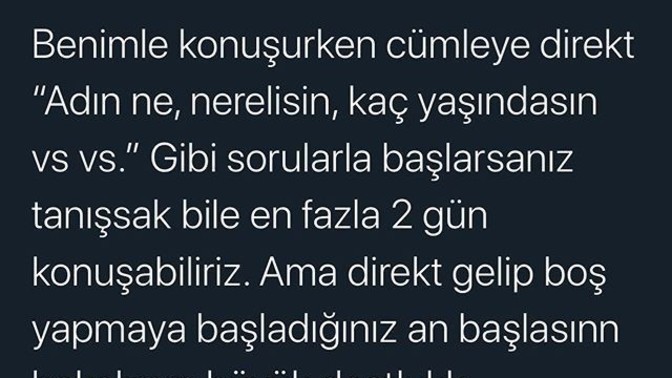 Tanışmak istediğiniz birine attığınız ilk mesaj ne olur?