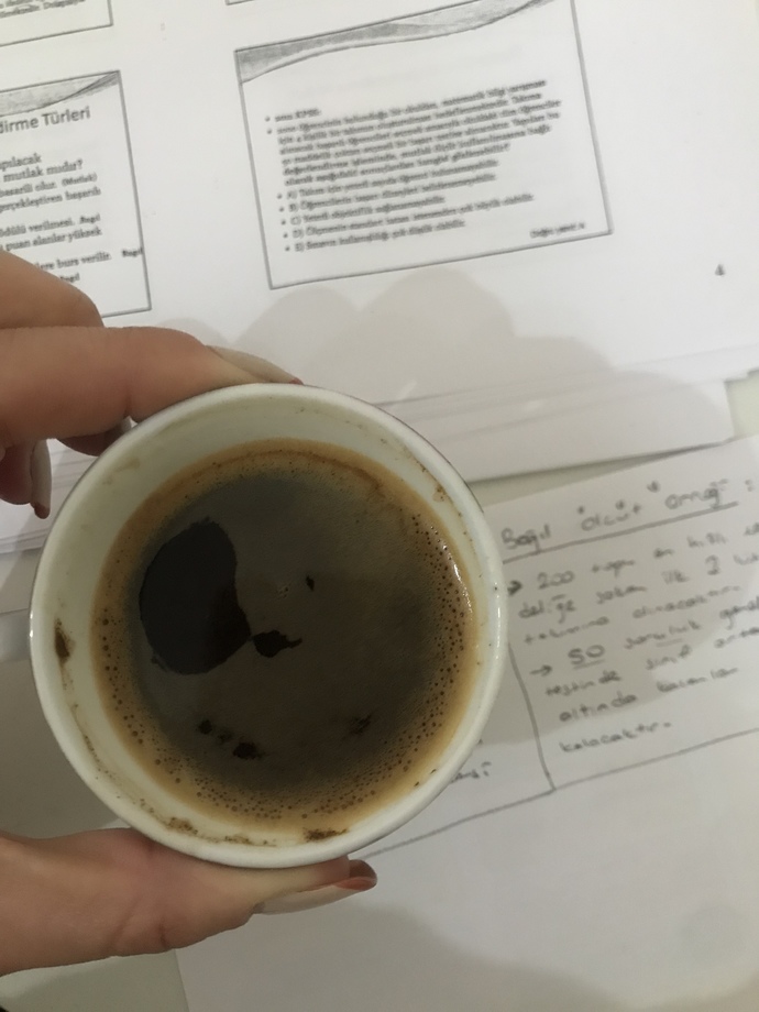 Çayınızı kahvenizi içtiniz miiii?