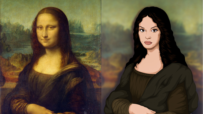 Mona Lisa çizimim nasıl olmuş?