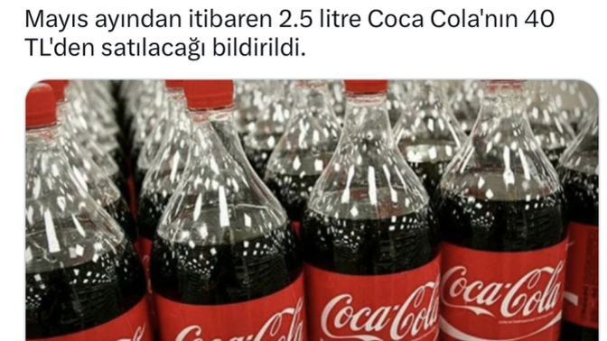 Kola 40 lira olacakmış, yine de alacak mısınız?