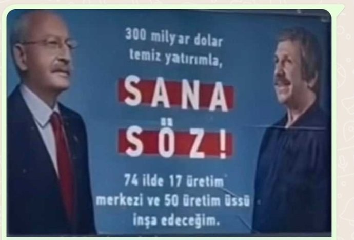 Chp nin afişini gördüm, gözüme inanamadım, hesap uzmanı biri baksın?