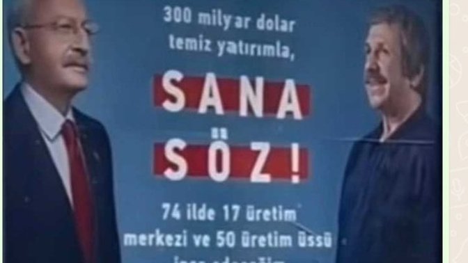 Chp nin afişini gördüm, gözüme inanamadım, hesap uzmanı biri baksın?