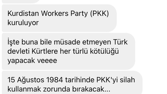 Pkk Türk devleti yüzünden mi kuruldu?