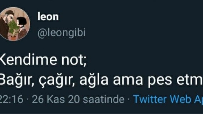 Çabuk pes eden biri misin?