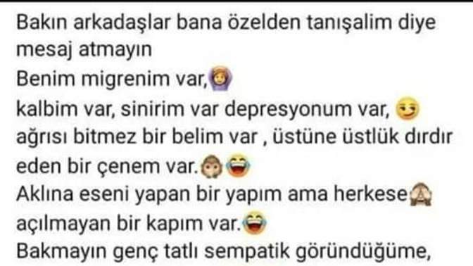 Kendinizde en sevmediğiniz yönünüz nedir ☺️🙄?