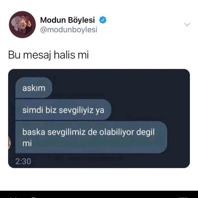 Sevdiğiniz insandan böyle bir mesaj alsaydınız tepkiniz ne olurdu?