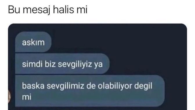 Sevdiğiniz insandan böyle bir mesaj alsaydınız tepkiniz ne olurdu?