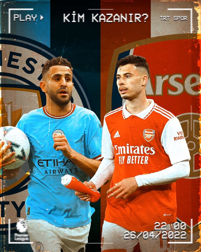 Premier Ligin zirvesindeki dev maçı kim kazanır, Manchester mı CityArsenal mı?