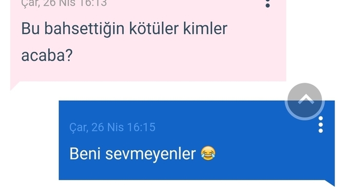 Sizin için kötünün tanımı nedir?