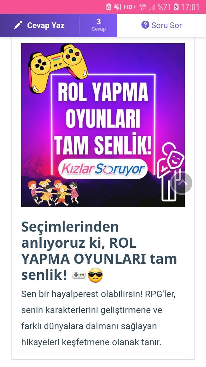 Quiz’e cevapları ver, öğren! Hangi oyun türü tam senlik?