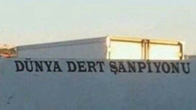 Sen dünya ne şampiyonusun?