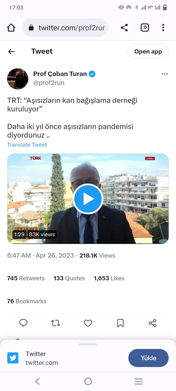 Aşısızların kan bağışlama derneği kuruluyormuş. Duydunuz mu?
