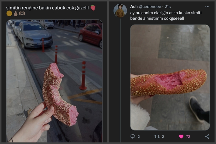 Bu simidi yemek için Elazığa mı gitmem gerekiyor? Hiç frambuazlı simiti yediniz mi?
