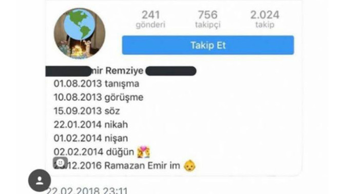 Sevgiliniz, tanışma tarihine kadar sosyal medyasına yazsa bu konuda rahatsız olur musunuz?