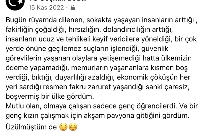 Mekanlarda çalışmaktan yoruldum, hayat böyle geçer mi?