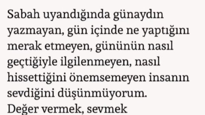 Sevmek önemsemek midir?