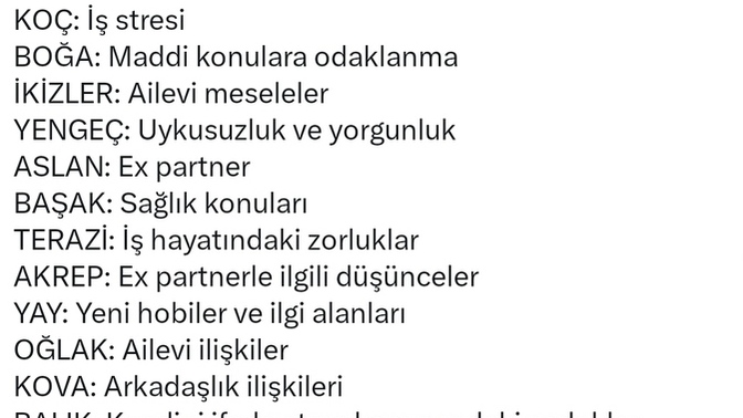 Burcunuza göre bugün gündeminiz ne?