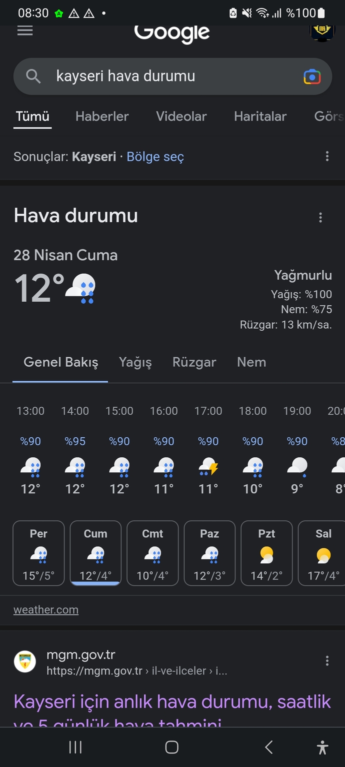 Buluşmayı hava kötü diye ertelemek istemem suç mu?