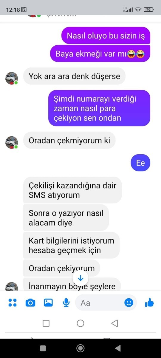 Bugün dolandırıcı arkadaş ile aramızda geçen seviyeli bir sohbet, nasıl olmuş?