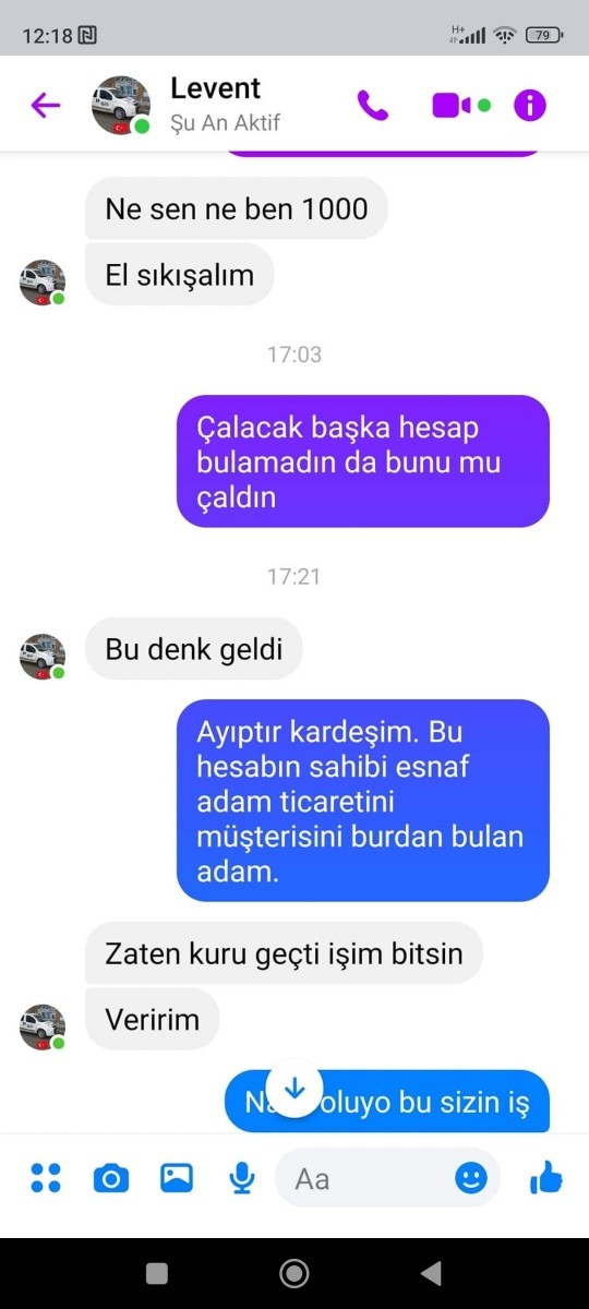 Bugün dolandırıcı arkadaş ile aramızda geçen seviyeli bir sohbet, nasıl olmuş?