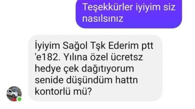 Bugün dolandırıcı arkadaş ile aramızda geçen seviyeli bir sohbet, nasıl olmuş?