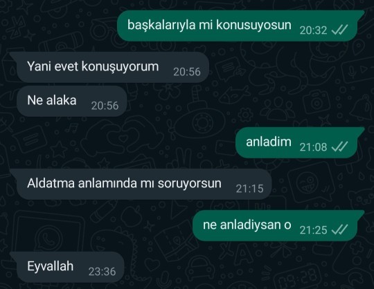 Böyle konuşan biri kesin aldatıyor mudur?