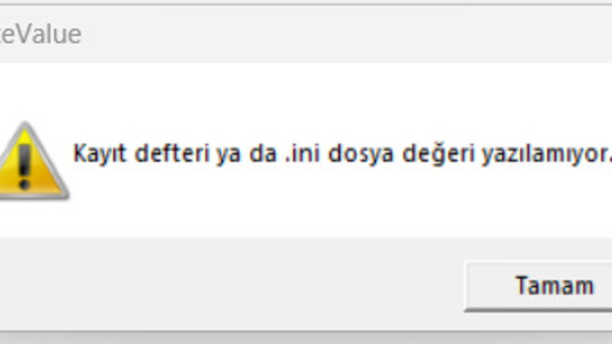 Programı yüklerken bu hatayı alıyorum, ne yapmalıyım?