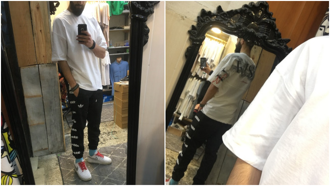 Adidas eşofman altına Nike ayakkabı giyilmez mi?