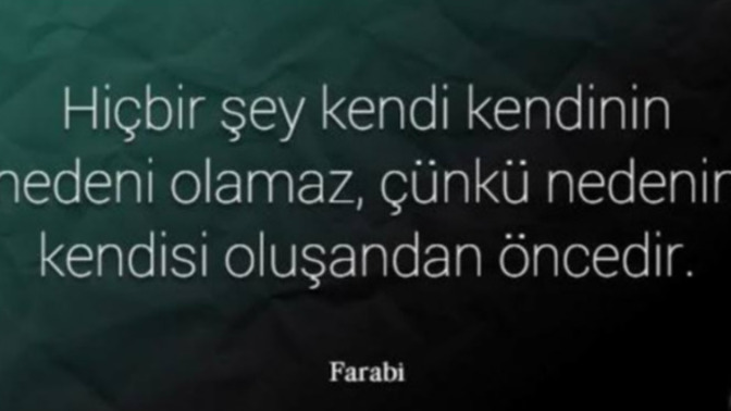 Her şeyin bir nedeni var mıdır sizce?