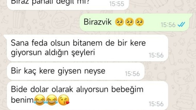 Sevgilimin kartından alışveriş yapıyorum yanlış bir şey mi?