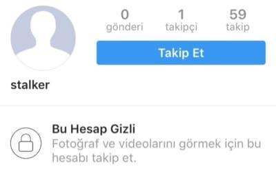 Stalk için fake hesap kullanıyor musunuz?