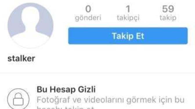 Stalk için fake hesap kullanıyor musunuz?
