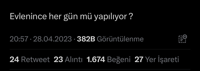 Evlenince her gün mü yapılıyor?