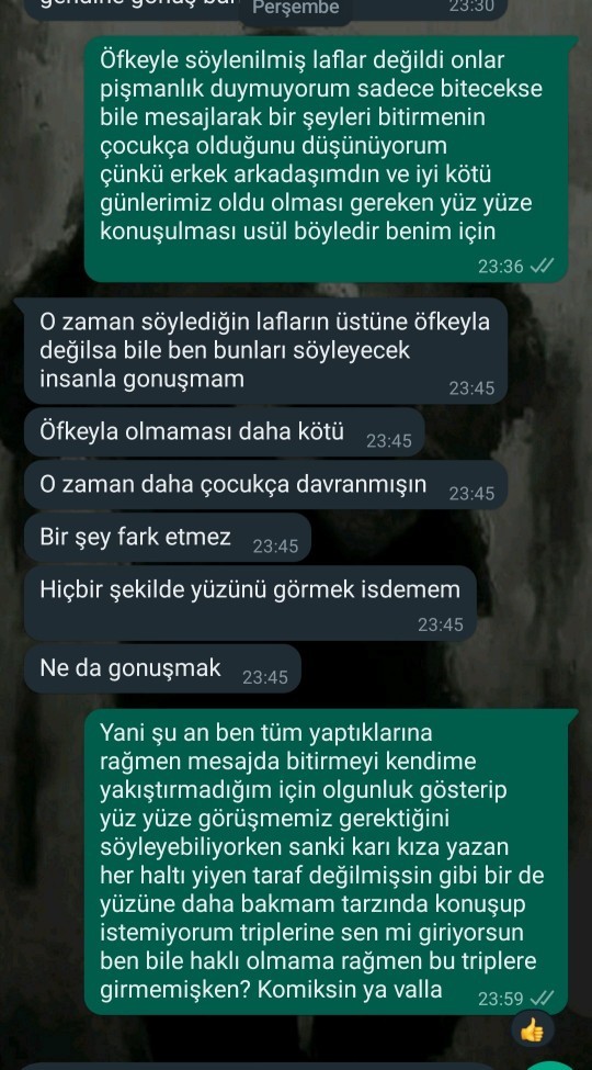 Bana bebeği gibi gibi davranıyordu neden böyle oldu?