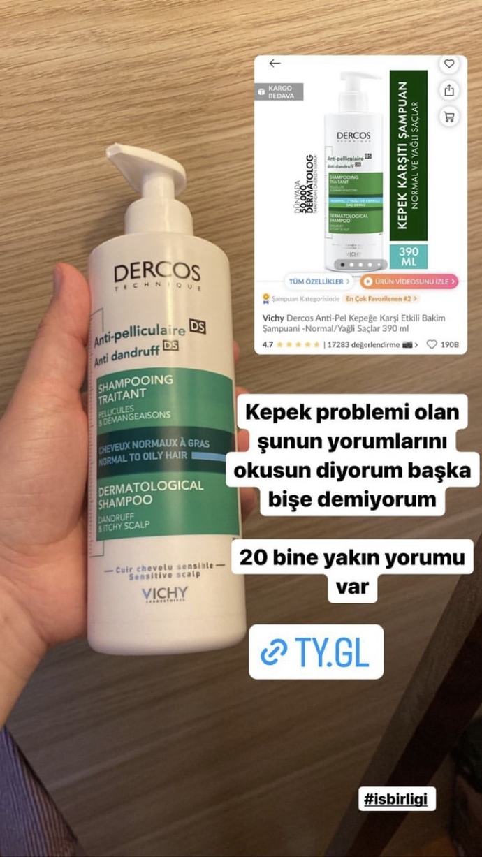 Şampuan muadili?