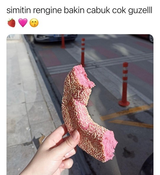 Pembe simit mi varmış?