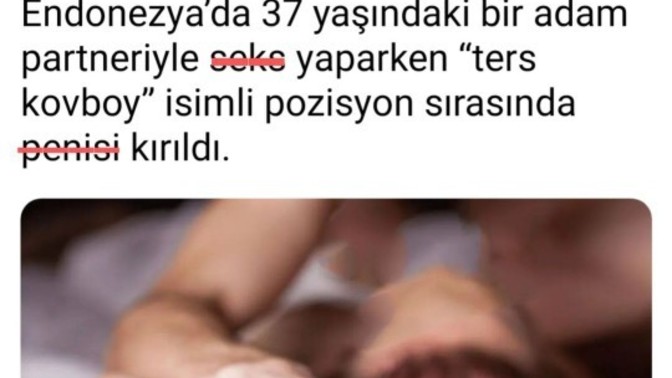 Cinsel ilişki esnasında herhangi bir kaza yaşadınız mı?