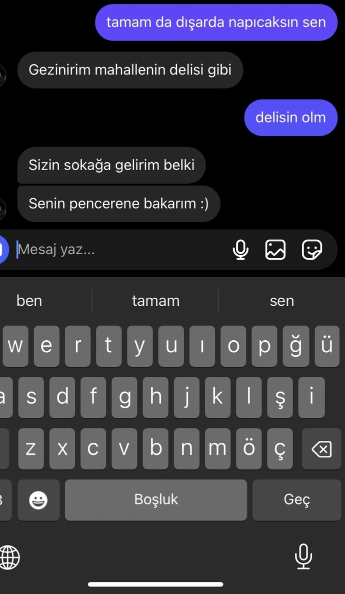 Bu çocuk aşık mı bana anlamadım?
