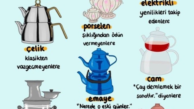 İyi demlenmiş bir çay için sizin çaydanlığınız hangisi?