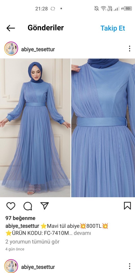 Beraber boyuma gore abiye seçelim mi?