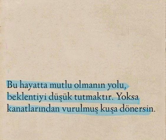 Beklentileriniz karşılandı mı yoksa beklentilerinizin sahibi sizi hayal kırıklığına mı uğrattı?