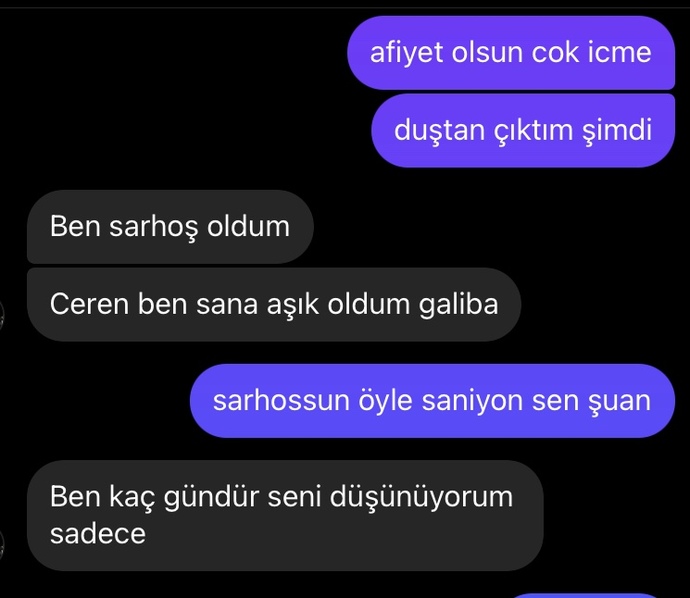 Sarhoş birinin sana aşık oldum lafına inanılmalı mı?